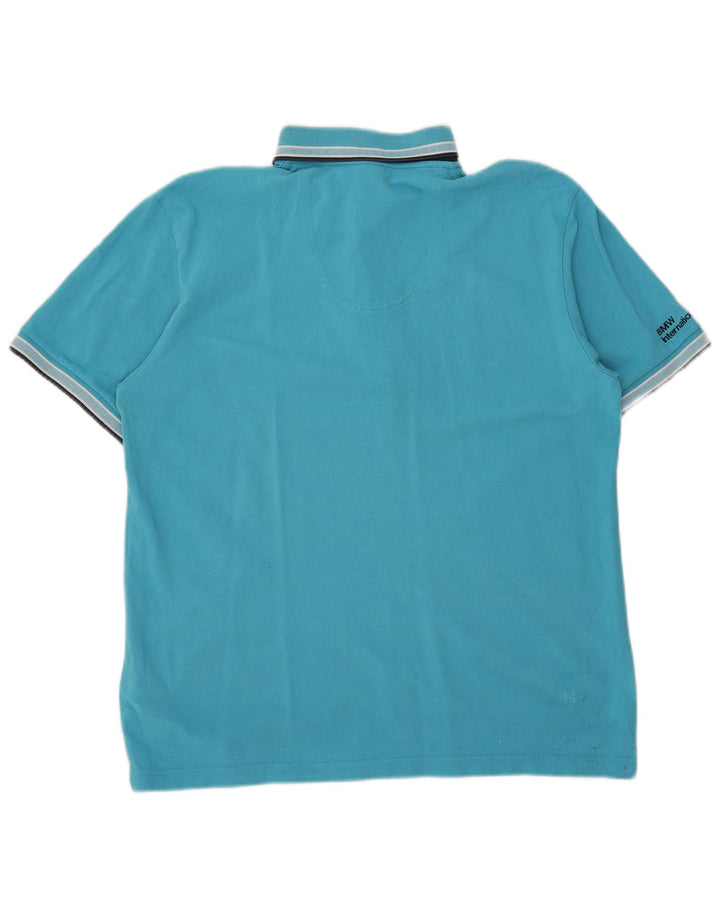 Tricou polo pentru bărbați Hugo Boss, mare, albastru, bumbac