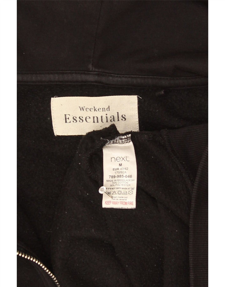 Pulover pentru femei Essentials, cu fermoar, UK 14, bumbac mediu negru