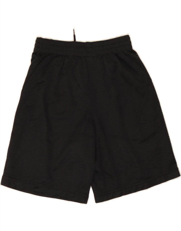REEBOK Boys Sport Shorts 10-11 Years Small  Black Polyester Vintage Reebok and Second-Hand Reebok from Messina Hembry 