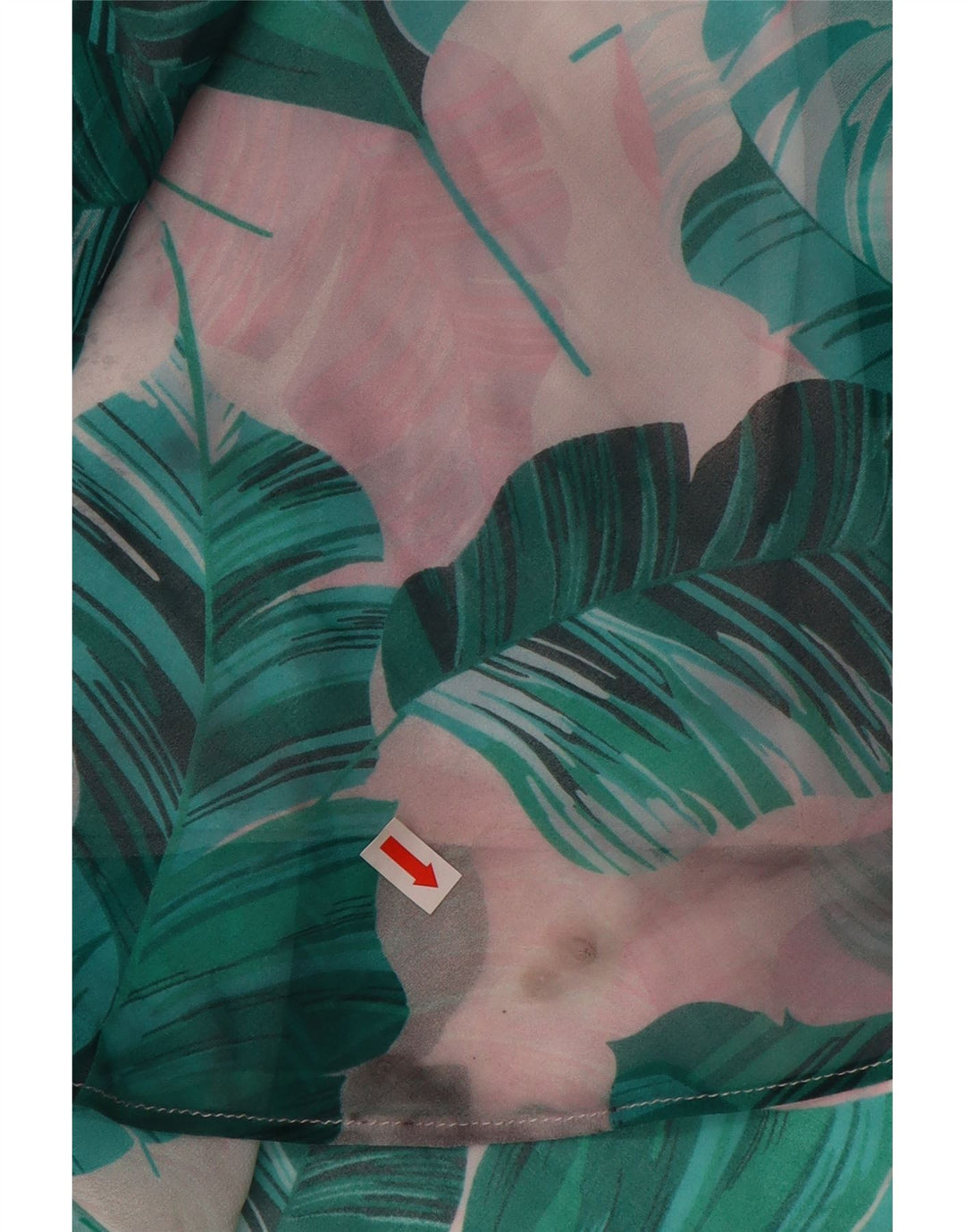 Fustă A-Line GUESS pentru femei UK 12 Medium W28 Blue Floral Poliester