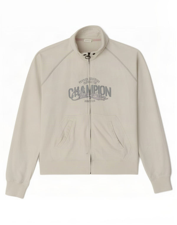 Jachetă de top pentru trening Champion Heritage Fit pentru femei UK 14 Medium White