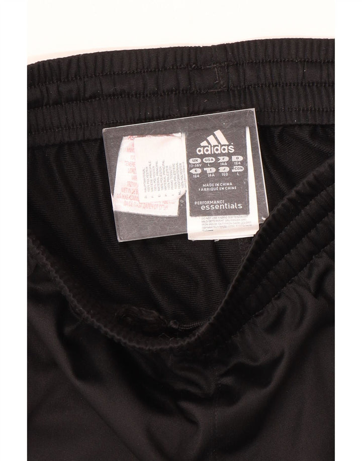 Adidas Băieți Pantaloni Trening Pantaloni Joggeri 13-14 Ani Poliester Negru