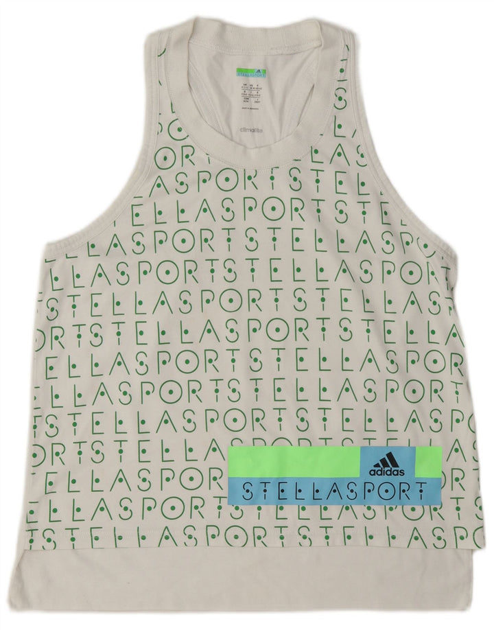 Vesta Adidas Stella Graphic Vest pentru femei UK 12/14 Medium White