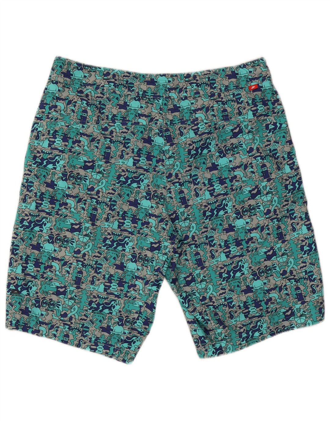 Pantaloni scurți pentru bărbați Nike Graphic Cargo W34, mare, turcoaz, poliester