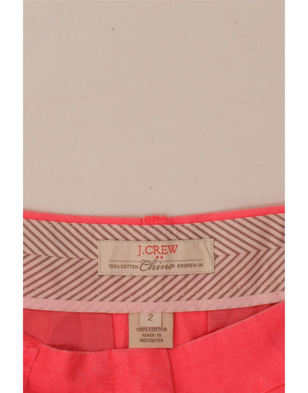 Pantaloni scurti chino pentru femei J. Crew, 2 XS W29, roz, bumbac