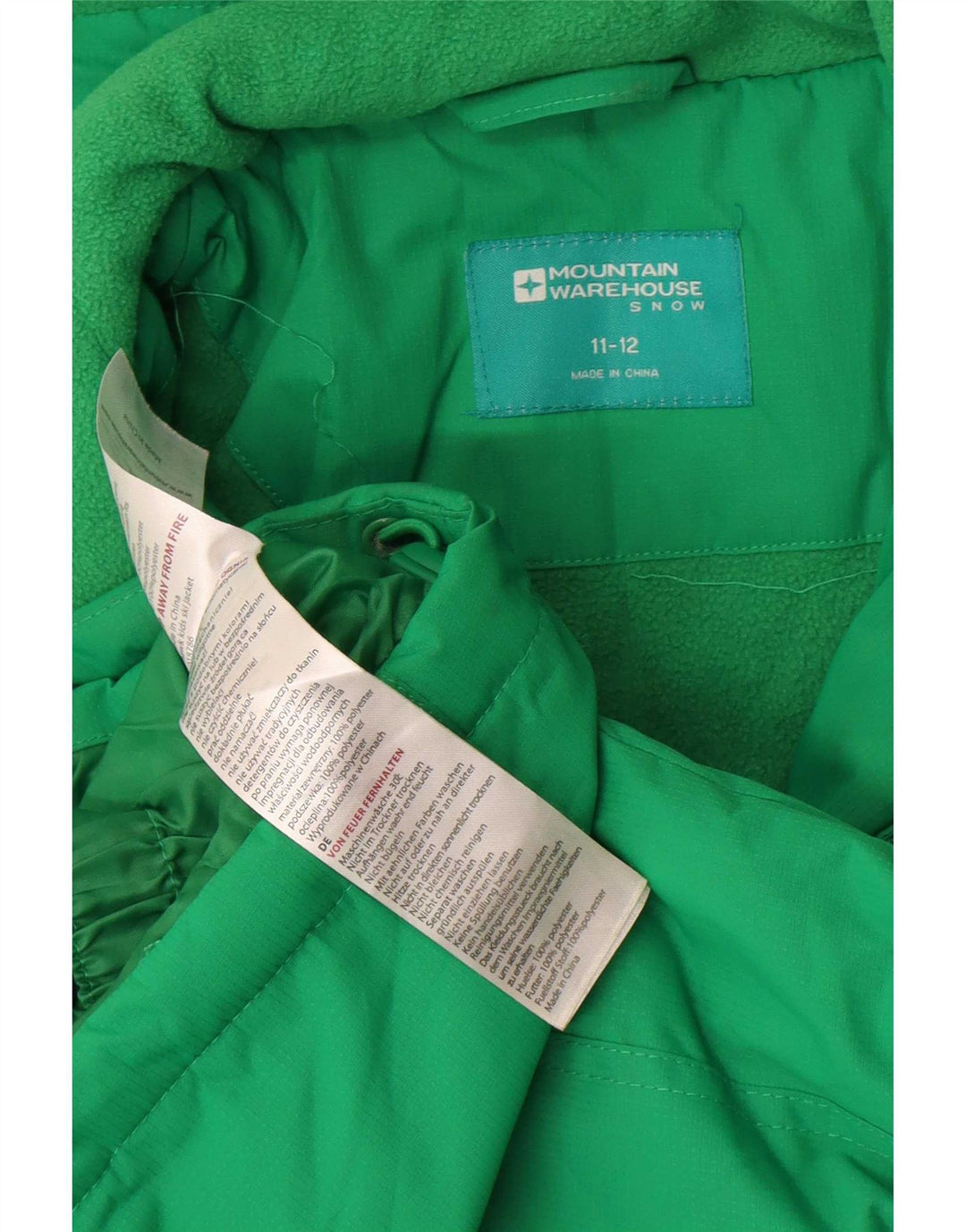 Jachetă Windbreaker pentru băieți Mountain Warehouse, 11-12 ani, color verde