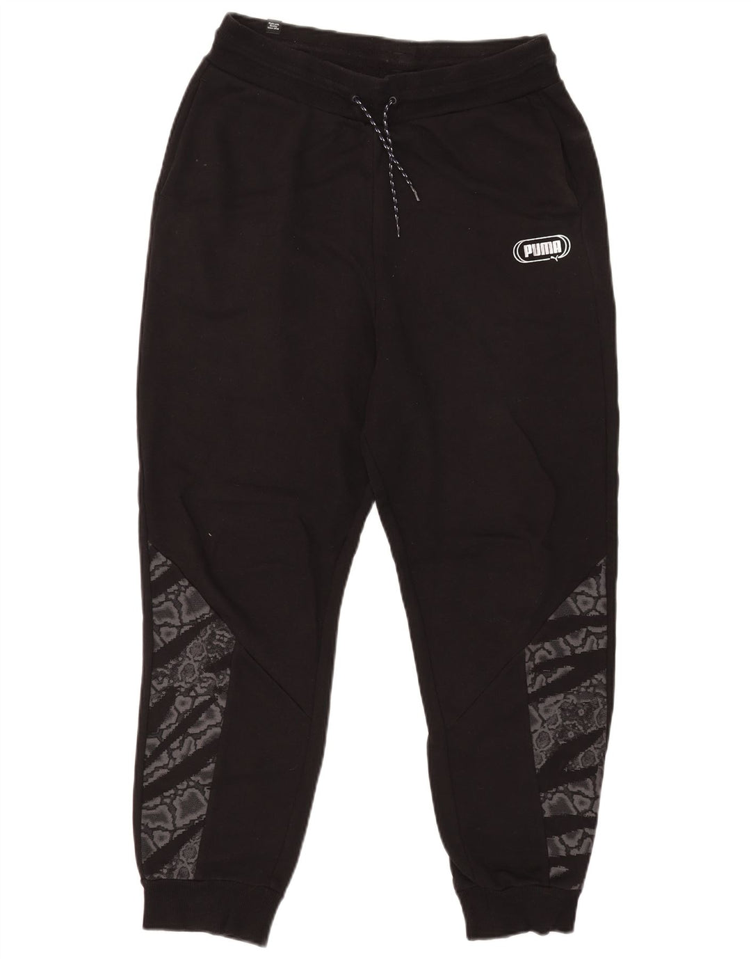 Pantaloni de trening Puma pentru bărbați Pantaloni de jogging Medium Black Animal Print