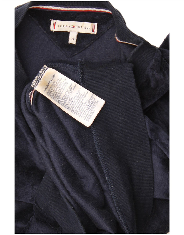 Hanorac grafic pentru bărbați Tommy Hilfiger Pulover mediu albastru bleumarin, bloc de culoare
