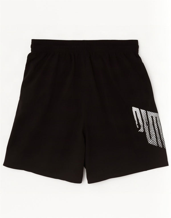 Pantaloni scurți sport grafic Puma pentru bărbați 2XL, poliester negru