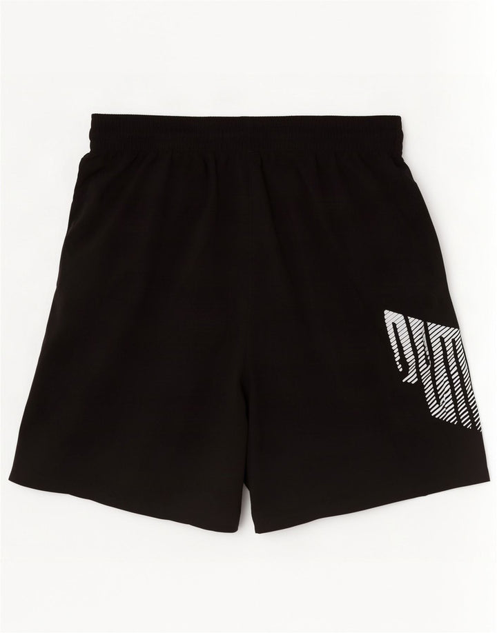 Pantaloni scurți sport grafic Puma pentru bărbați 2XL, poliester negru