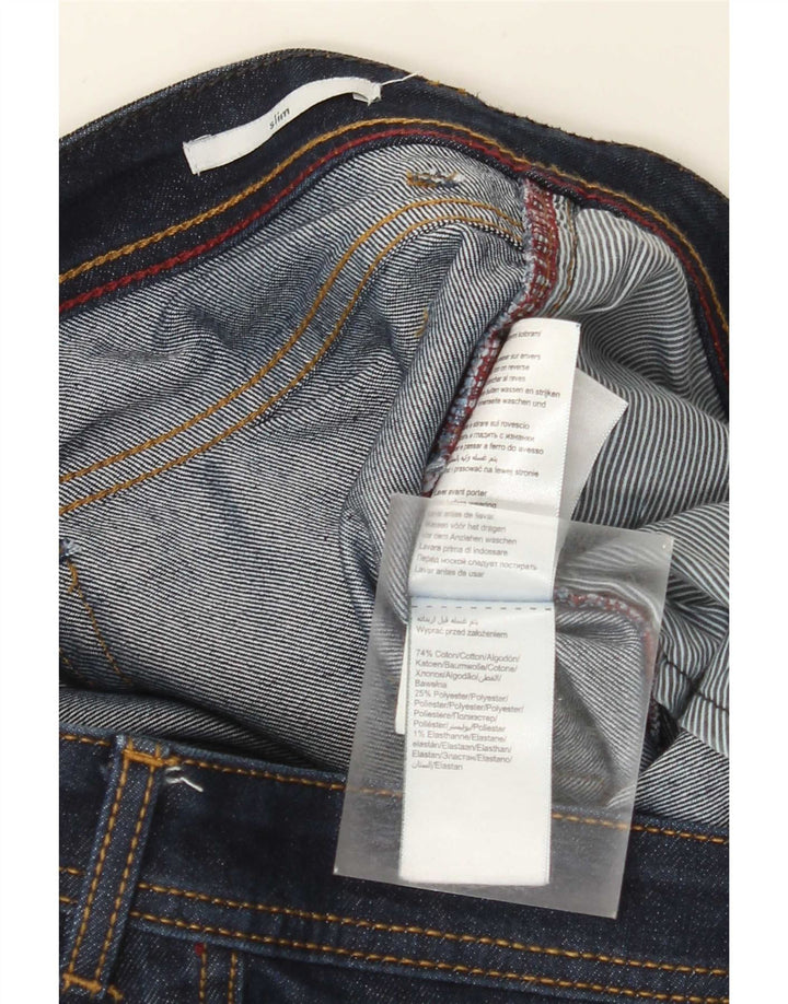 Jeans slim pentru bărbați Jules L38 L34 Bumbac bleumarin