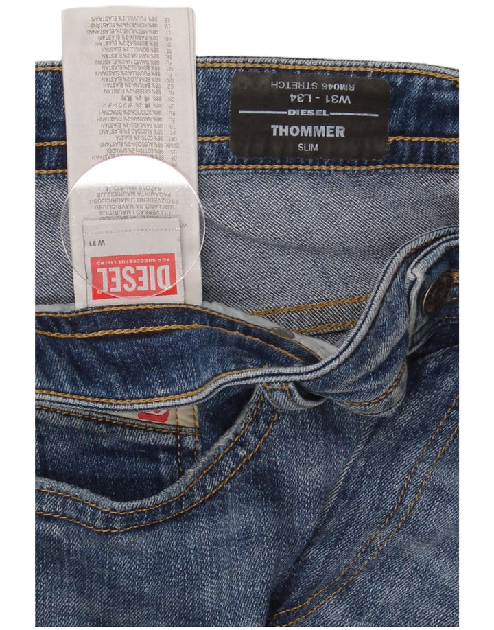 Blugi Diesel Thommer Slim pentru bărbați W31 L34 Bumbac albastru