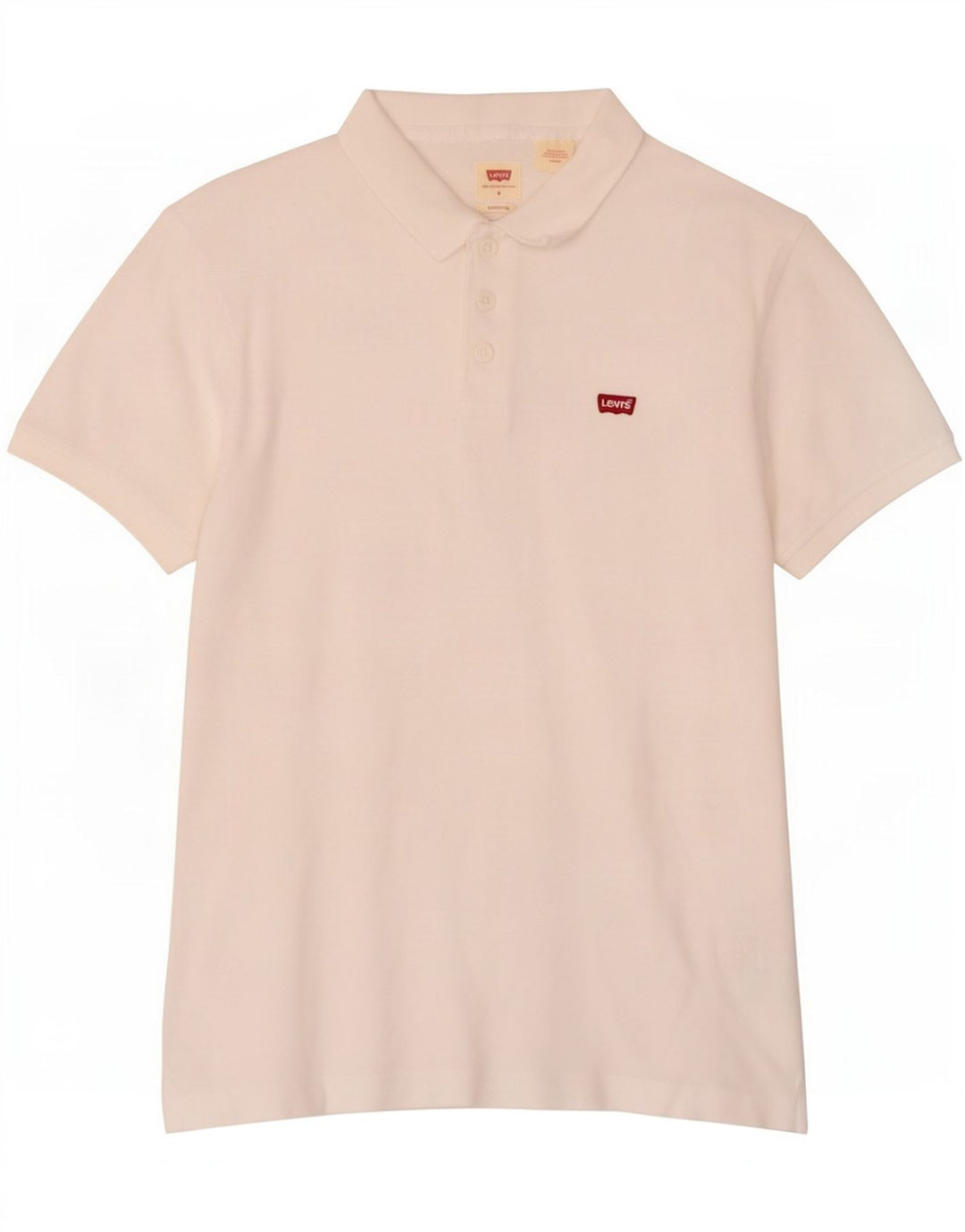 Tricou polo standard Levi's pentru bărbați, bumbac alb mic