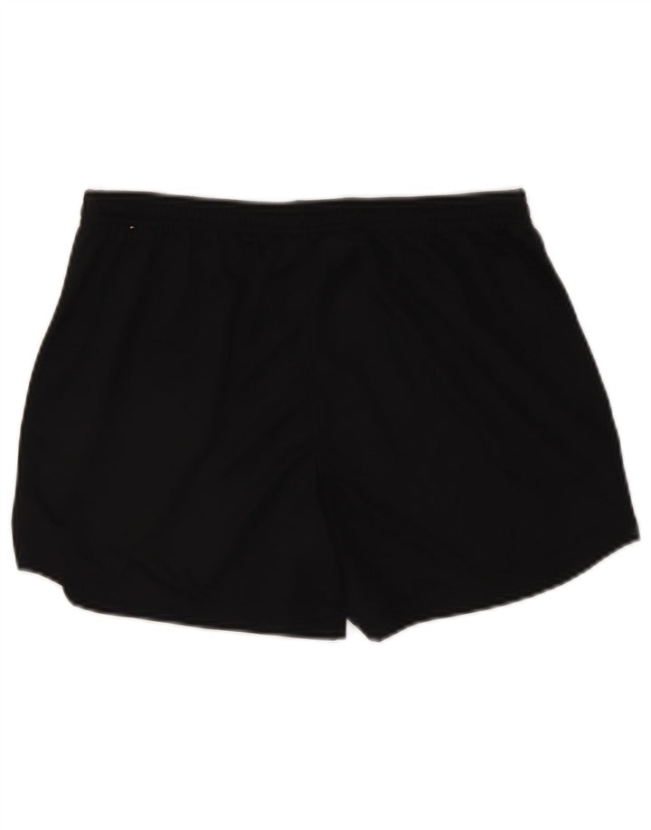 Pantaloni scurți sport Nike Dri Fit pentru femei UK 12 Poliester mediu negru