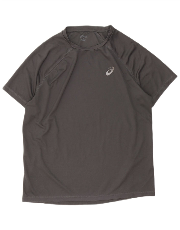 Tricou pentru bărbați Asics Top mare poliester gri