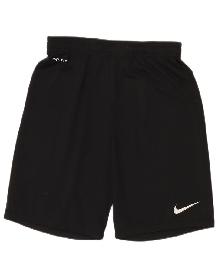 Pantaloni scurți sport Nike Dri Fit pentru bărbați, poliester mediu negru