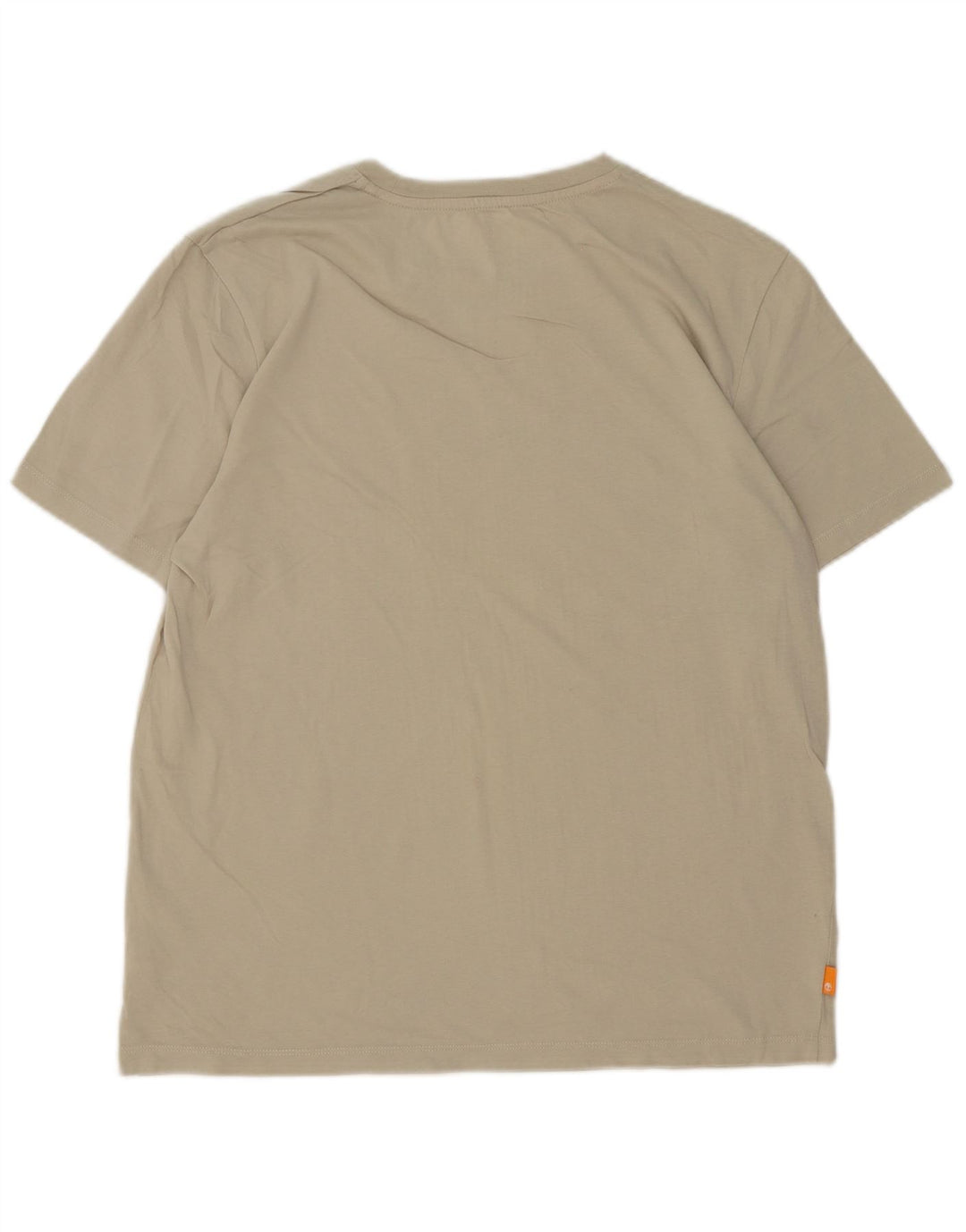 Tricou grafic Timberland pentru bărbați, cu croiala normală, top, bumbac, bej mediu