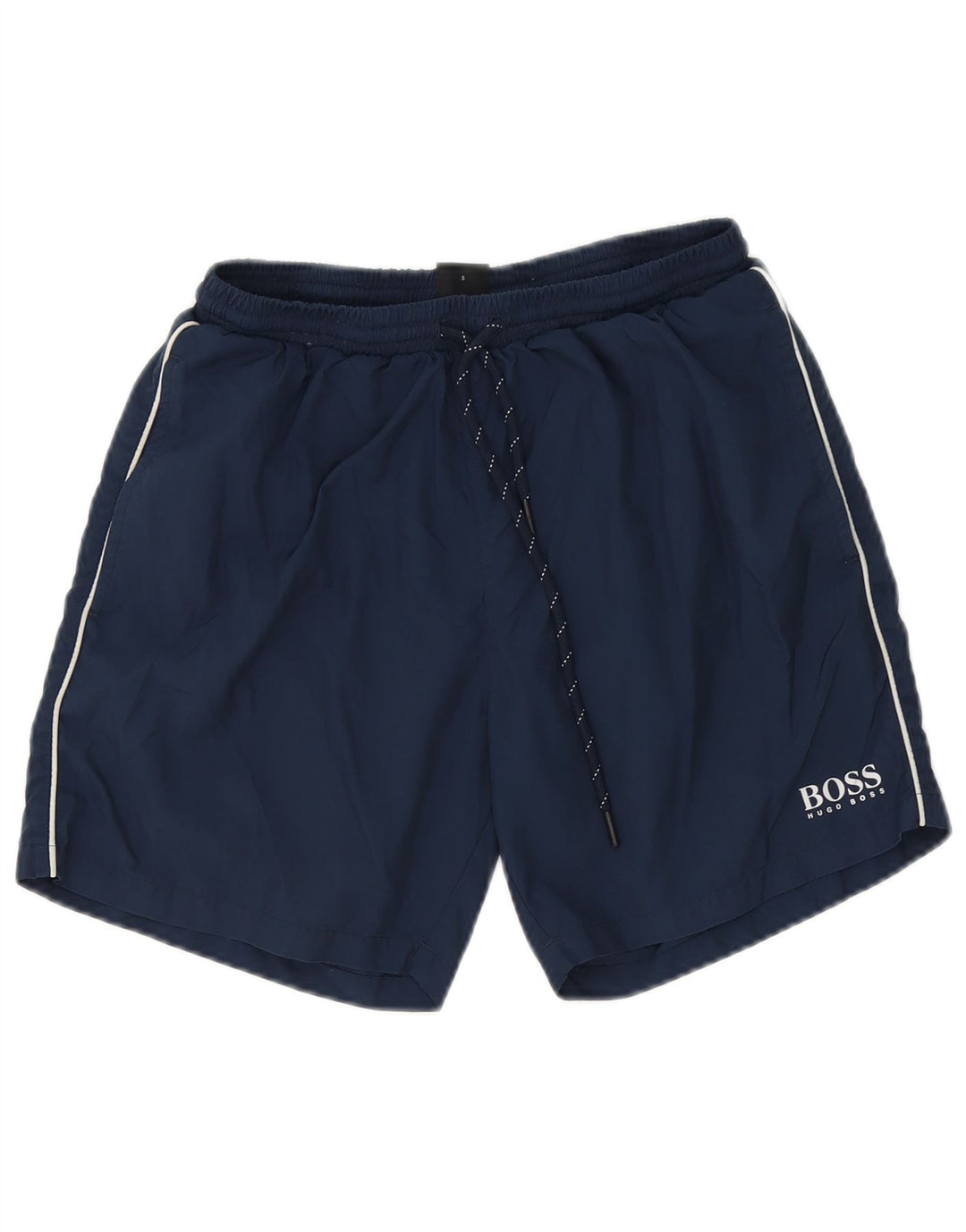 Pantaloni scurți de înot Hugo Boss pentru bărbați, poliester mici, albastru