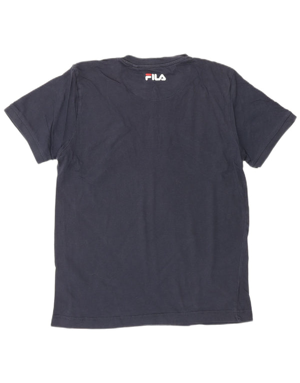Tricou cu grafică pentru bărbați FILA Top mic, bleumarin