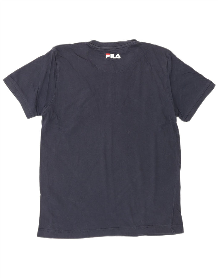 Tricou cu grafică pentru bărbați FILA Top mic, bleumarin