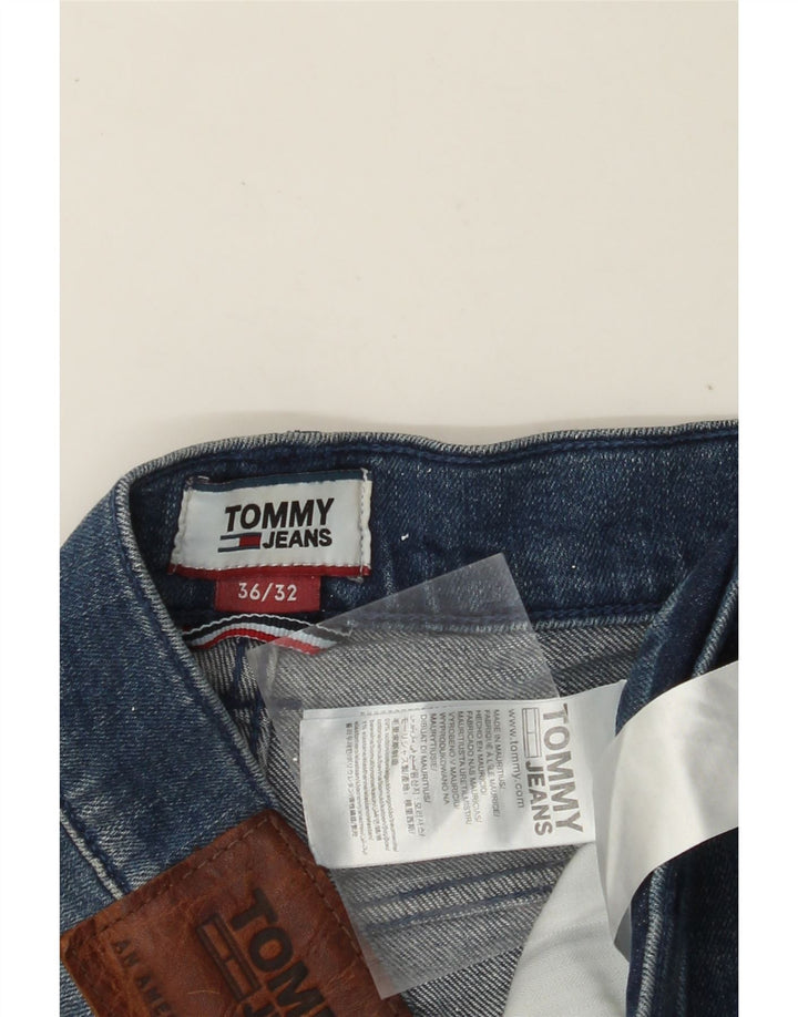 TOMMY HILFIGER Blugi drepti pentru bărbați W36 L32 Bumbac albastru