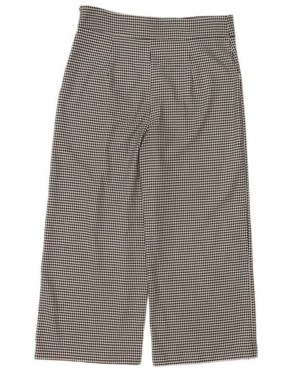 Pantaloni tăiați pentru femei cu talie înaltă Zara XL L36 L25 picior de gală negru