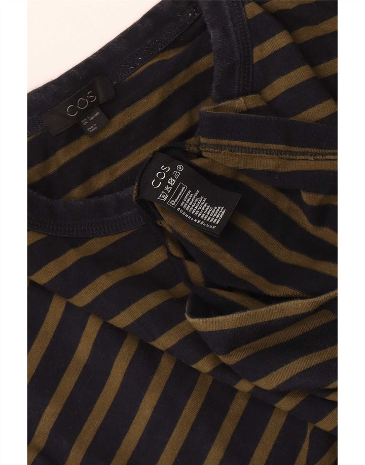 Cos Tricou obișnuit pentru bărbați Top mare, albastru bleumarin, bumbac cu dungi