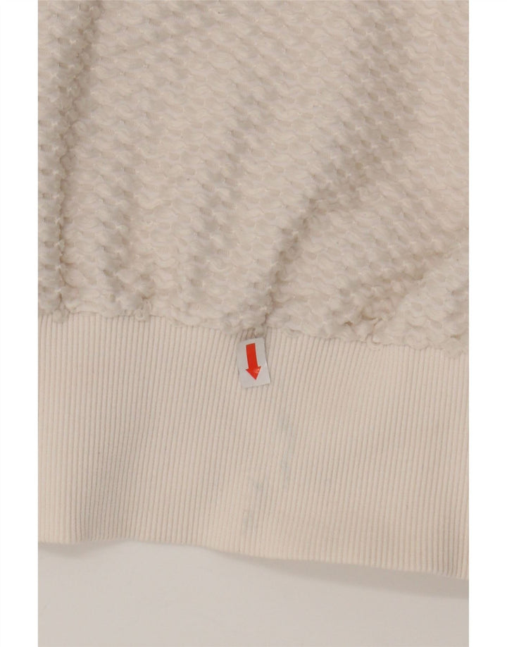 FRENCH CONNECTION Womens Crew Neck Jumper Sweater UK 16 Large Off White