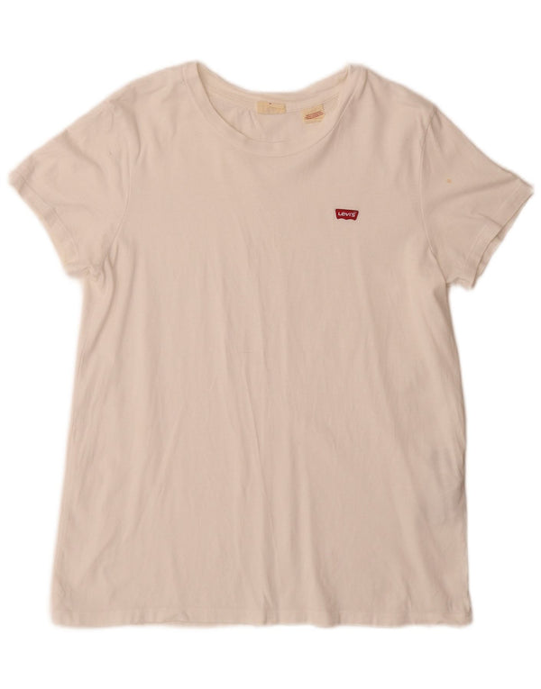 Tricou pentru bărbați Levi's Top Medium White Bumbac