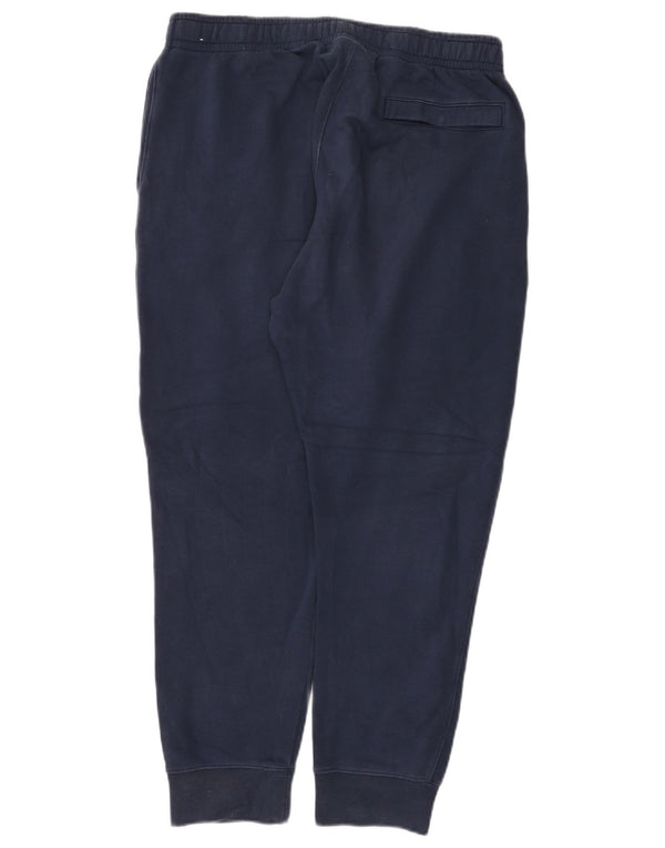 Nike Mens Tracksuit Trousers Joggers Large Navy Blue Cotton