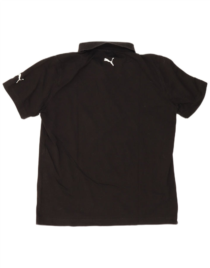 Tricou polo Puma pentru bărbați, mare, negru, bumbac