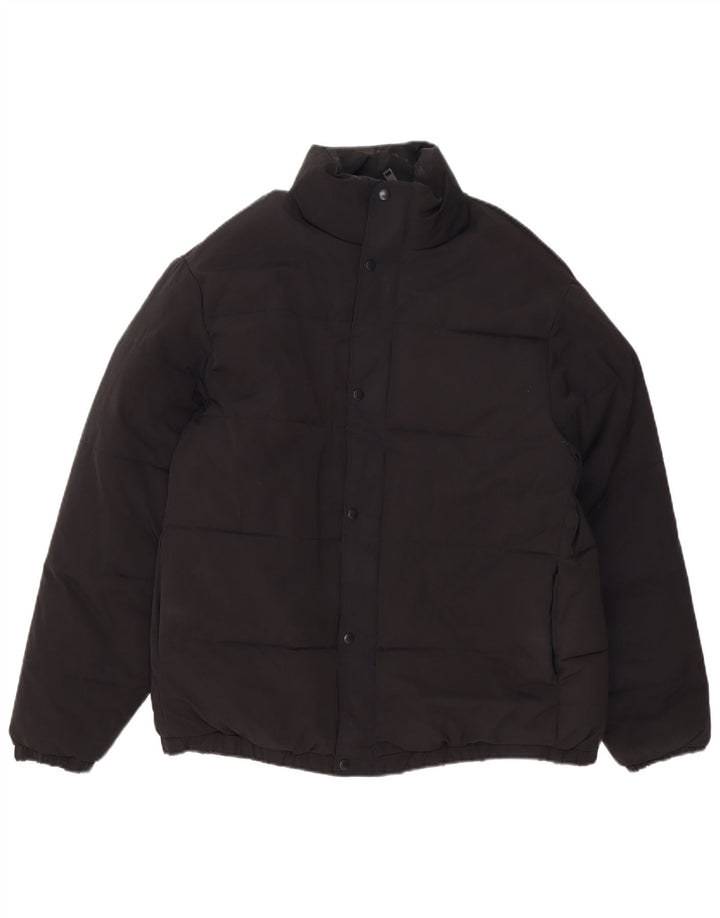 Jachetă căptușită pentru bărbați Zara UK 42 XL Poliester negru