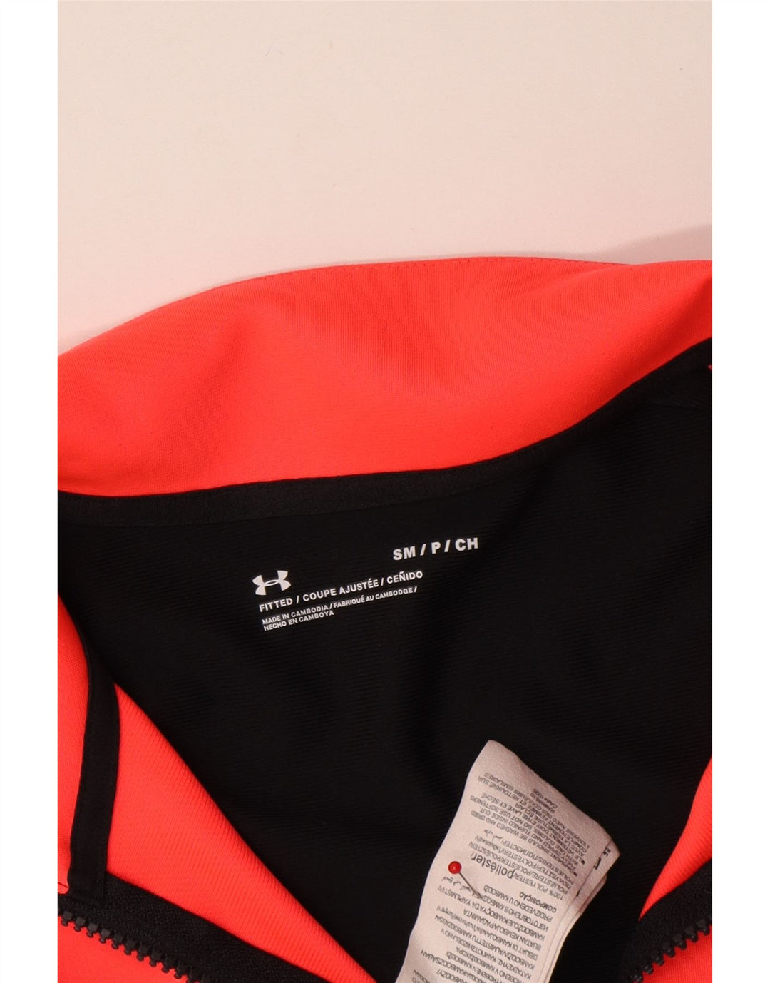 Jachetă de top pentru trening Under Armour pentru bărbați, neagră, mică