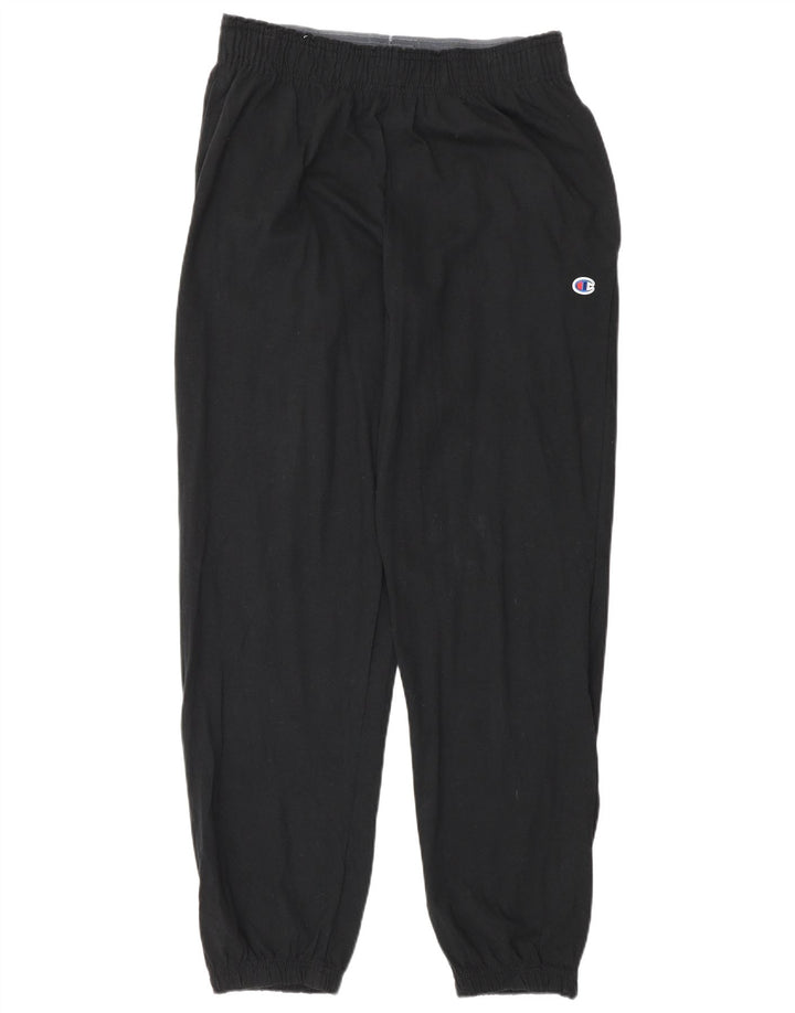 Pantaloni de trening pentru bărbați Champion Pantaloni de jogging Bumbac mediu negru