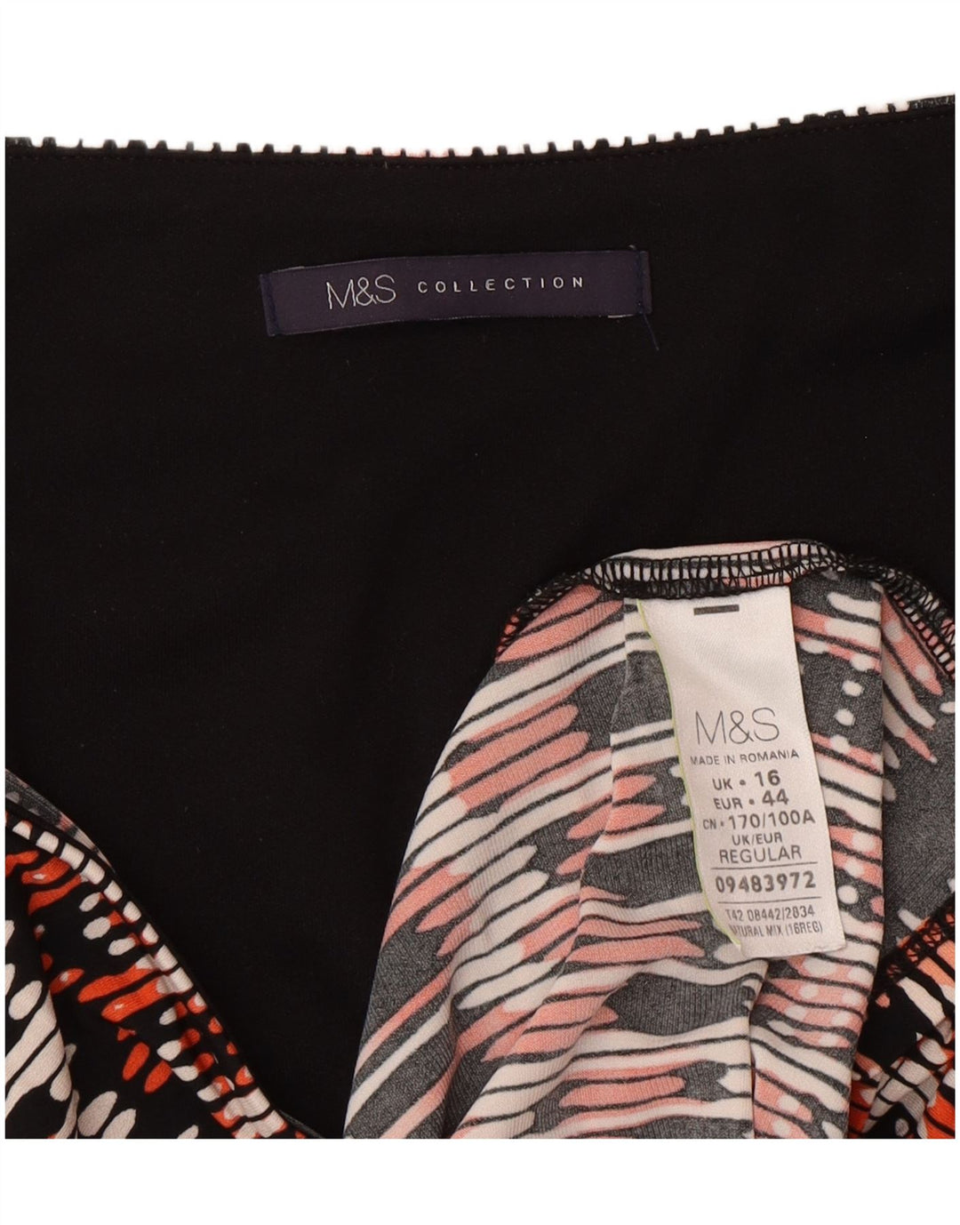 Rochie schimbătoare pentru femei Marks & Spencer UK 16 mare, multicoloră, geometrică