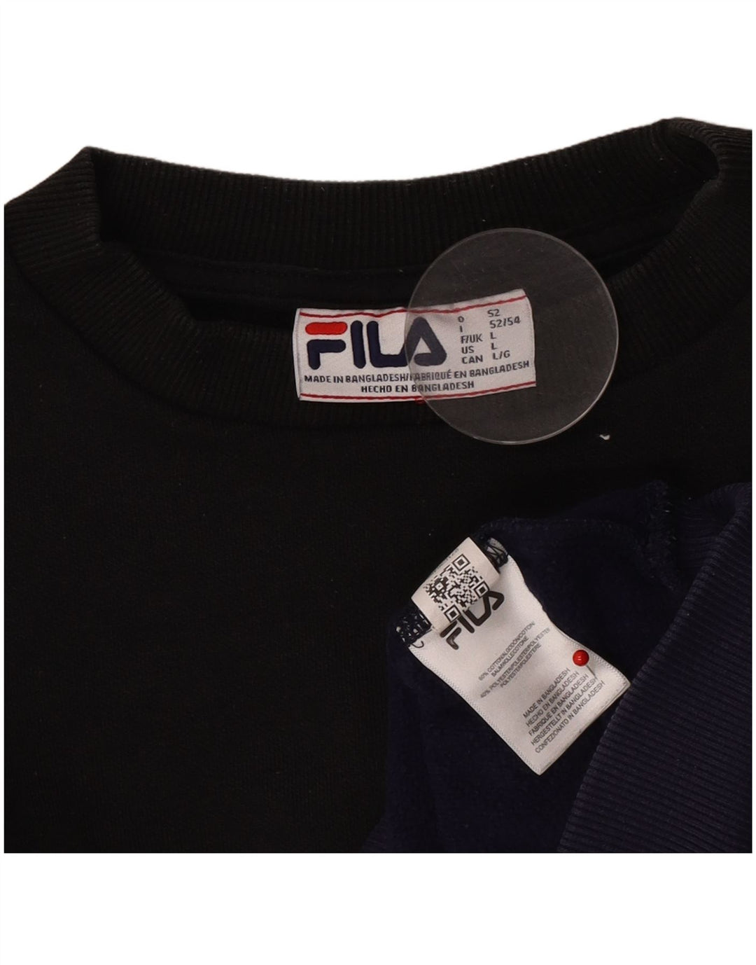 Pulover pentru bărbați Fila Graphic Pulover mare, multicolor, color block, bumbac