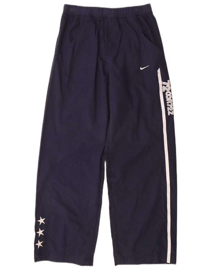Pantaloni de trening Nike pentru băieți grafic 12-13 ani, mari, albastru, poliester
