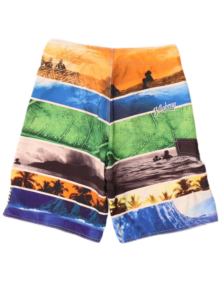 Pantaloni scurți de înot cu grafică pentru bărbați Billabong, cu dungi medii, multicolore