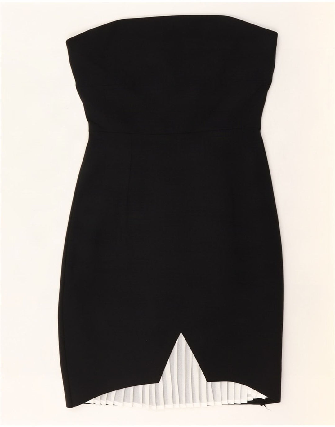 Rochie fără bretele pentru femei Zara UK 8 Poliester negru mic