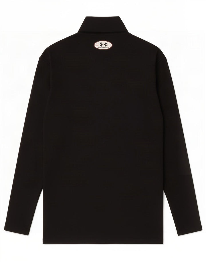 Top pentru bărbați Under Armour cu mânecă lungă, mediu negru, nailon