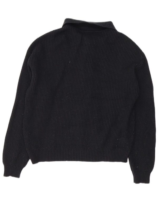 Pulover cardigan pentru femei Marks & Spencer UK 14 Medium Black Viscose