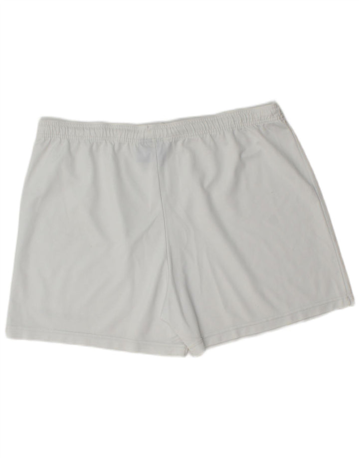 Pantaloni scurți sport Umbro pentru bărbați XL, alb, poliester