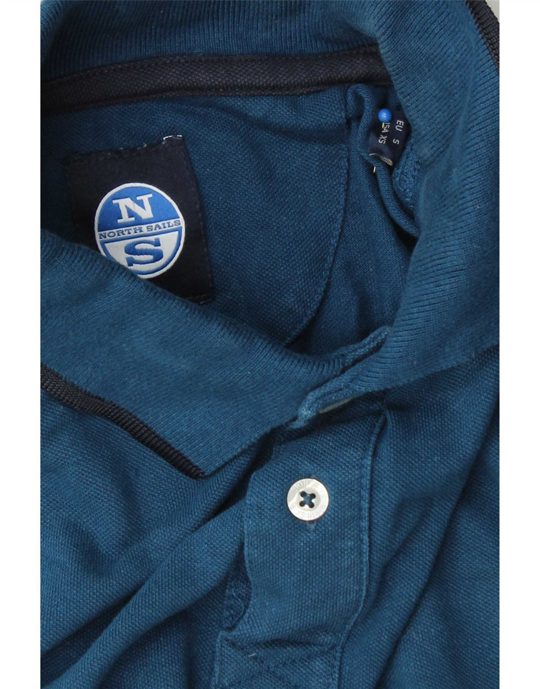 Tricou polo cu mânecă lungă pentru bărbați North Sails, albastru bleumarin
