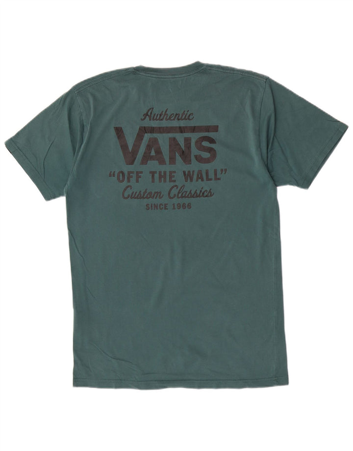 Tricou grafic Vans Classic Fit Top Bumbac verde mediu