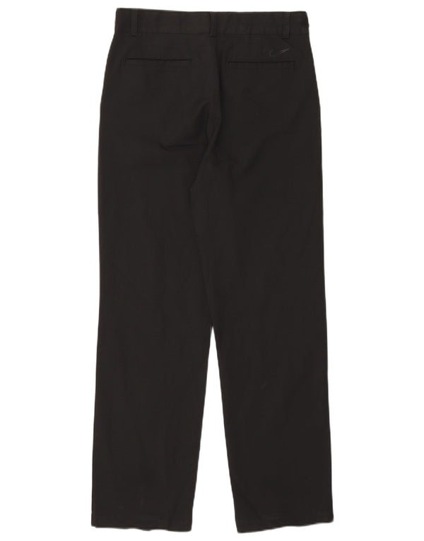 Pantaloni chino drepti Dri Fit pentru femei Nike XL W30 L29 Poliester negru