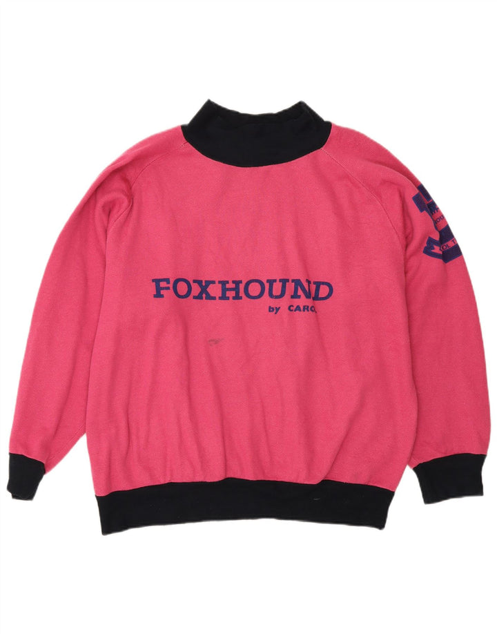 FOXHOUND Pulover cu grafic pentru femei UK 16, mare, roz