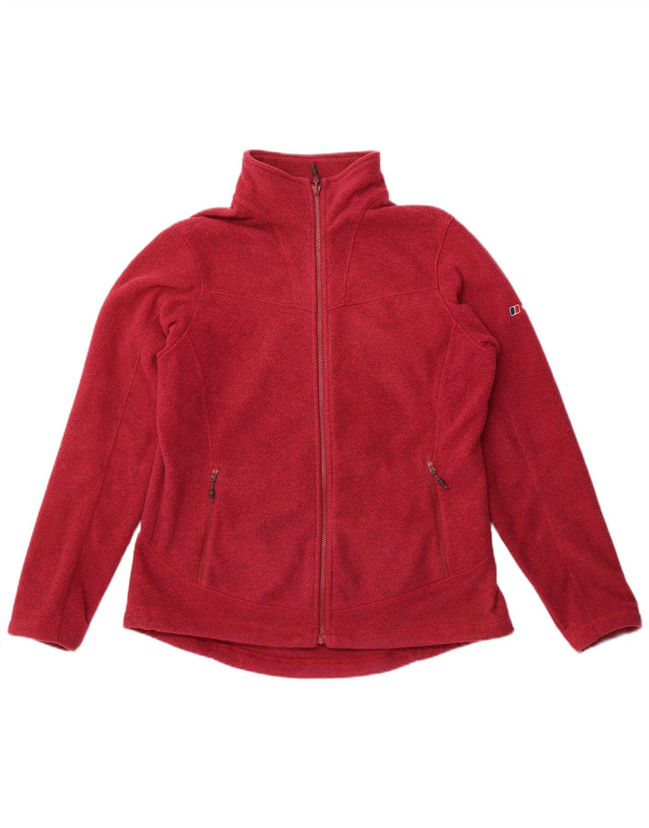 Jachetă fleece pentru femei Berghaus UK 16 Lung Bourgogne
