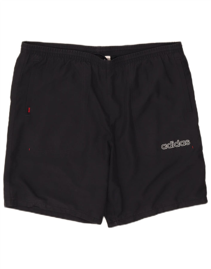 Pantaloni scurți sport pentru bărbați Adidas, mari, albastru, poliester