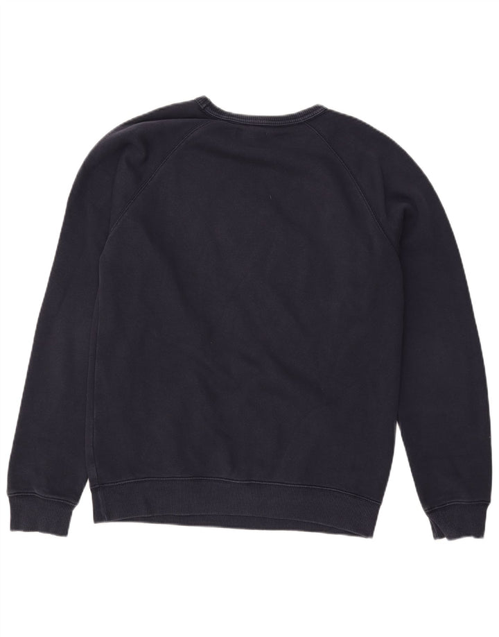 Hanorac grafic pentru bărbați Adidas Jumper mic din bumbac bleumarin
