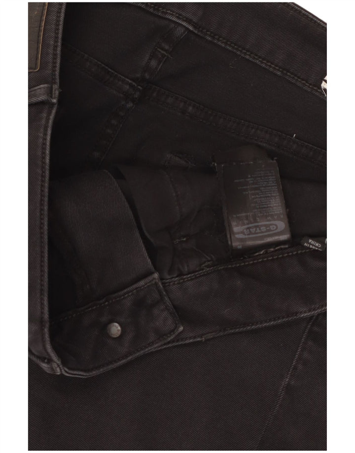 Fusta mini de blugi pentru femei G-Star W30 bumbac negru mediu
